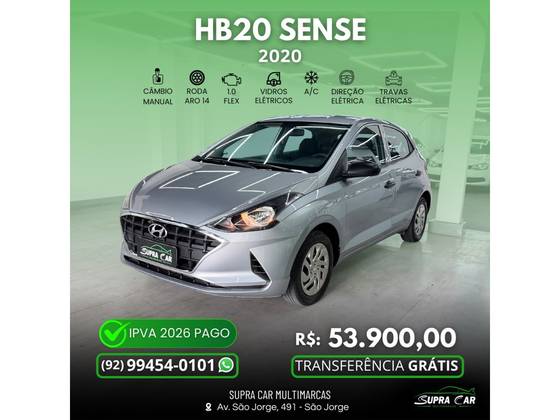 HYUNDAI HB20 1.0 12V FLEX SENSE MANUAL